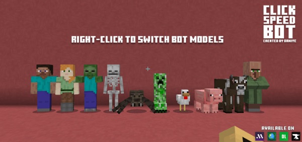 Click-Speed-Bot-Addon-mcpe-bedrock