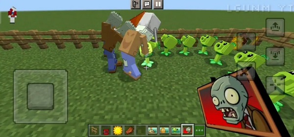 SERPVZ-Plants-vs-Zombies-Addon-mcpe-bedrock