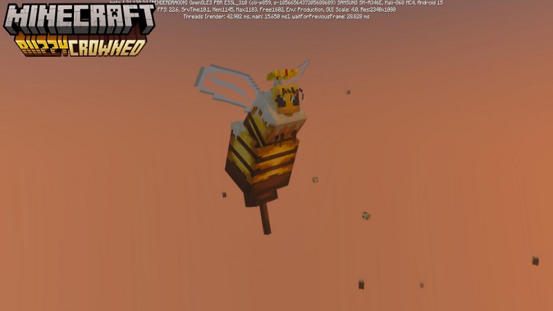 Buzzy-Crowned-Addon-minecraft