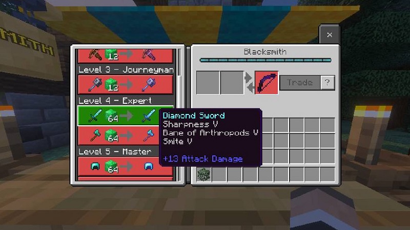 Blacksmith-Villager-MCD-Addon-minecraft-pe