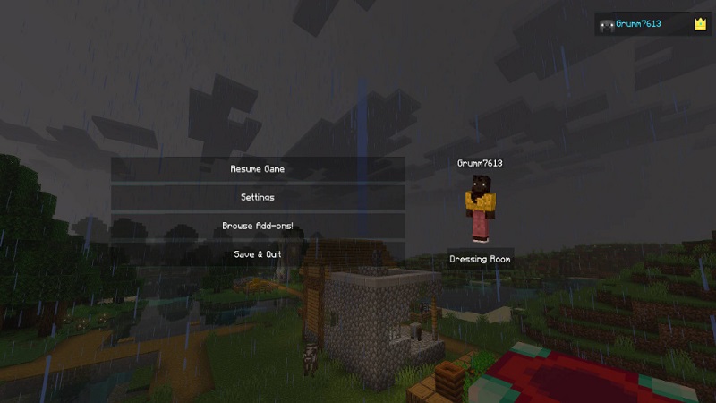 Clean-Dark-UI-Texture-Pack-mcpe