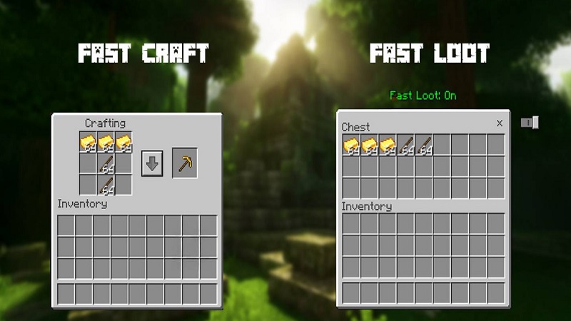 Fast-Craft-and-Fast-Loot-Texture-Pack-mcpe