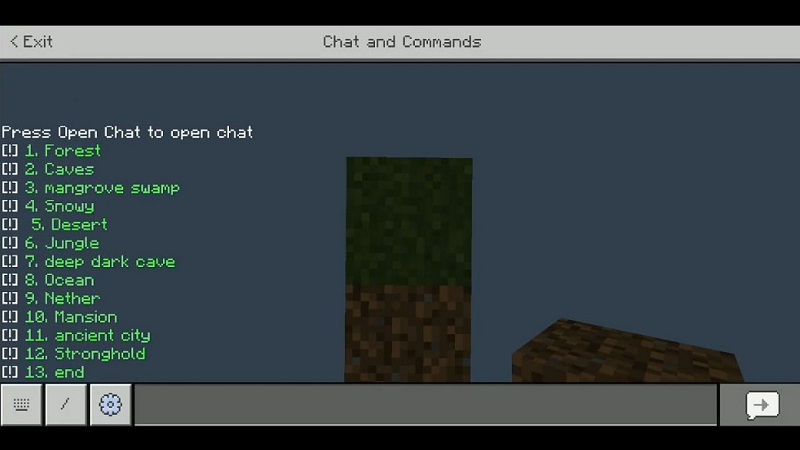 One-Block-Map-mcpe-bedrock