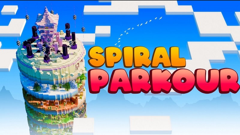Parkour-Spiral-Map-mcpe-download
