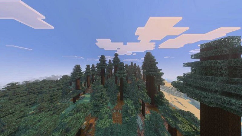 Taller-Trees-Addon-minecraft-pe