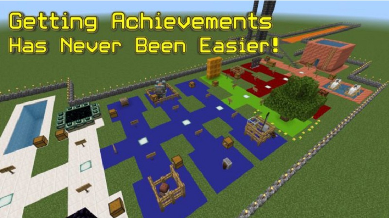 Achievement-World-Map-mcpe-bedrock