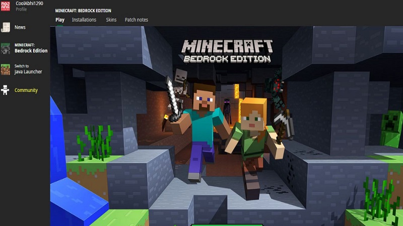 Bedrock-Launcher-mcpe-pe